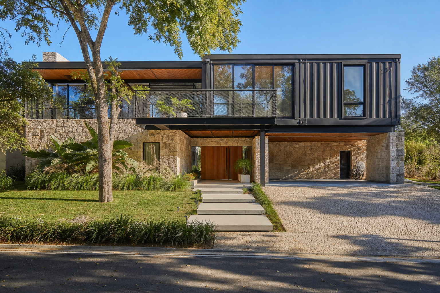 Casa híbrida projetada e construída pela CAST